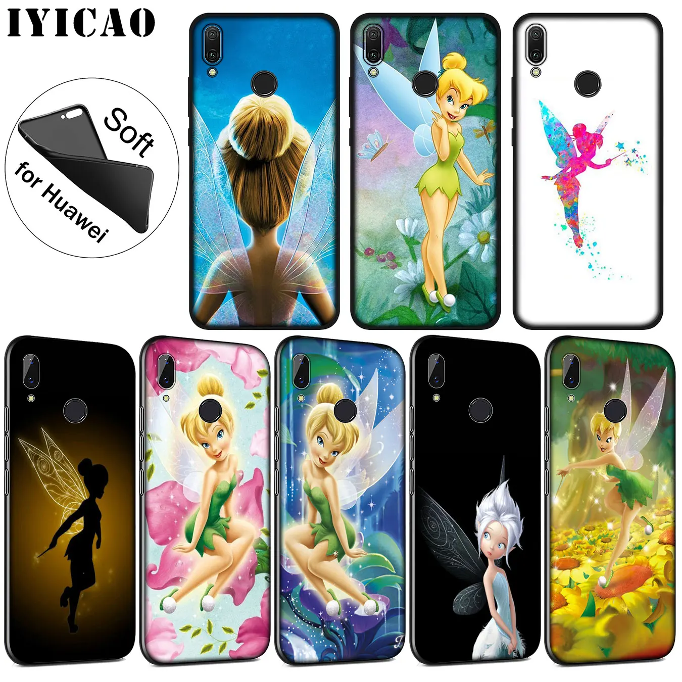 IYICAO Tinkerbell fairy tinker bell periwinkle Soft Case for Huawei P30 P20 Pro P10 P9 P8 Lite Mini 2017 2016 P smart Z 2019
IYICAO Tinkerbell fairy tinker bell periwinkle Soft Case for Huawei P30 P20 Pro P10 P9 P8 Lite Mini 2017 2016 P smart Z 2019