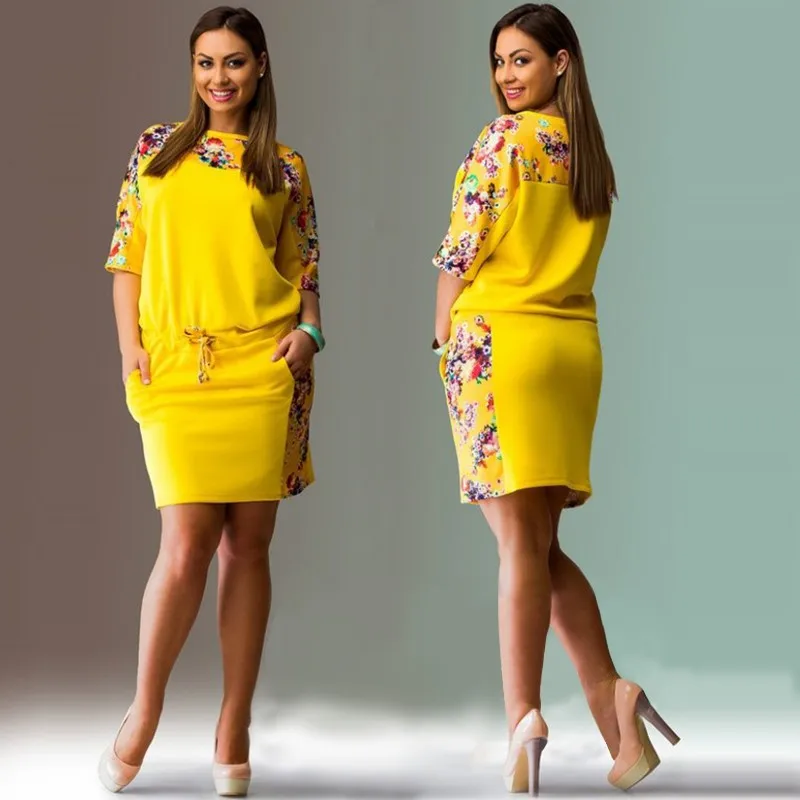 5XL 6XL Large Size 2019 New Summer Dress Big Size Print Dress Blue Red Yellow Straight Dresses Size Women Clothing Vestidos -N
5XL 6XL Large Size 2019 New Summer Dress Big Size Print Dress Blue Red Yellow Straight Dresses Size Women Clothing Vestidos -N