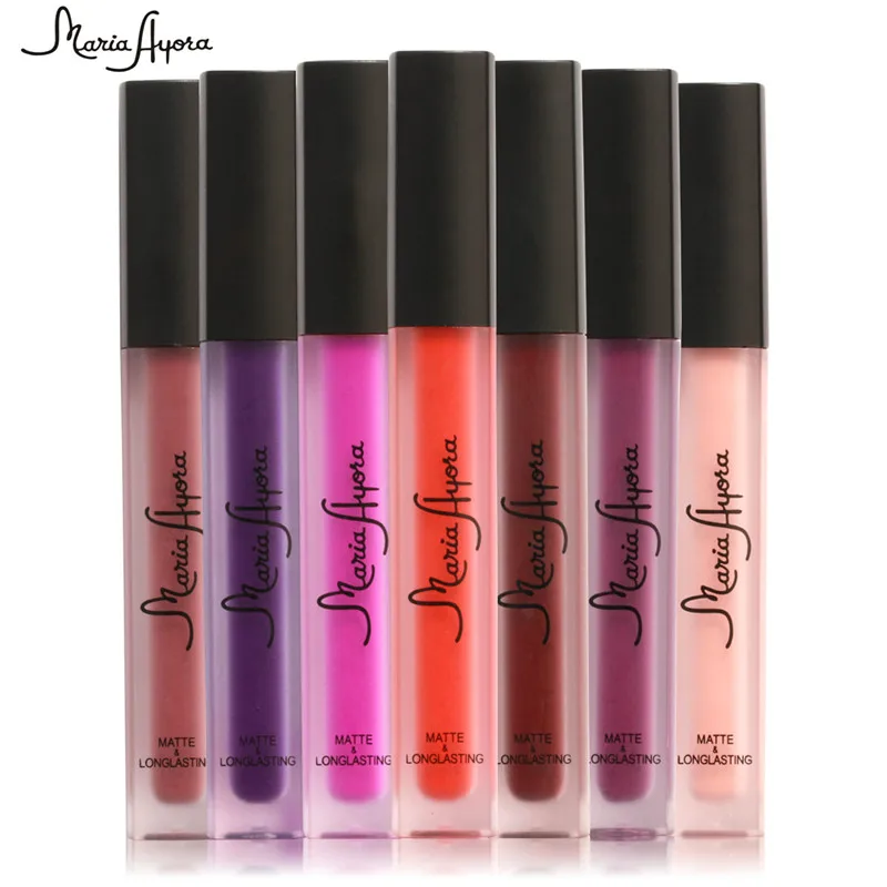 Fashion MARIA AYORA Newest Liquid Lipstick Colors Lip Paint Matte Lipstick Waterproof Long Lasting Lip Gloss Lip Kit
Fashion MARIA AYORA Newest Liquid Lipstick Colors Lip Paint Matte Lipstick Waterproof Long Lasting Lip Gloss Lip Kit