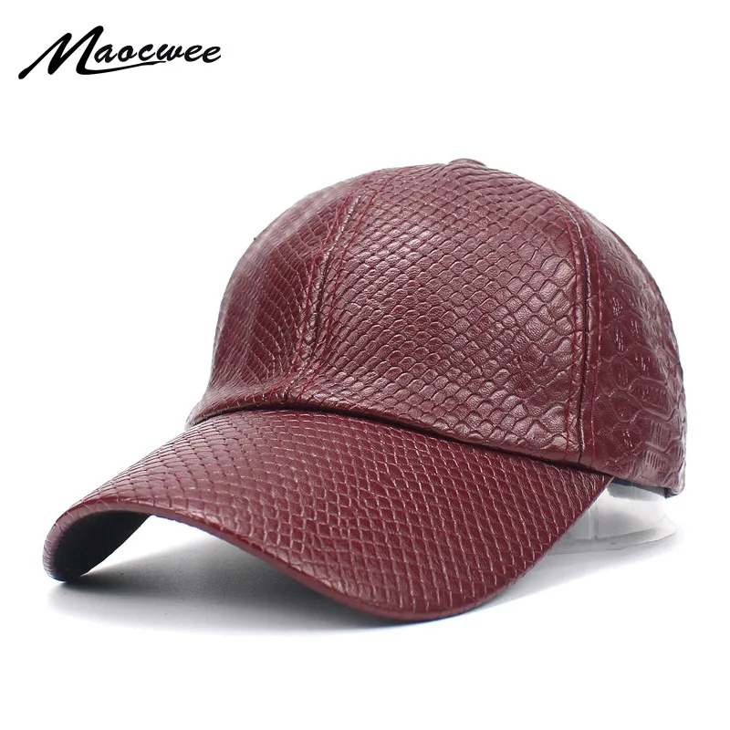 

Fashion Leather PU Baseball Cap Men Snapback Dad Caps Women Casquette Brand Bone Winter Hats for Men Gorras Flat Male Bones