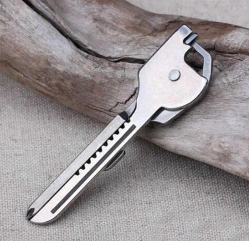 6 in1 Stainless Steel EDC Multi tool Keychain Utiliity Camping Swiss Pocket Survival Knife Utili-Key Multi Function Keys Knife
6 in1 Stainless Steel EDC Multi tool Keychain Utiliity Camping Swiss Pocket Survival Knife Utili-Key Multi Function Keys Knife