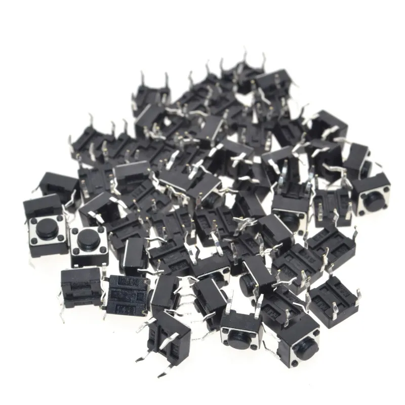 50pcs/lot 6x6x4.3MM 4PIN G89 Tactile Tact Push Button Micro Switch Direct Plug-in Self-reset DIP Top Copper Free Shipping
50pcs/lot 6x6x4.3MM 4PIN G89 Tactile Tact Push Button Micro Switch Direct Plug-in Self-reset DIP Top Copper Free Shipping