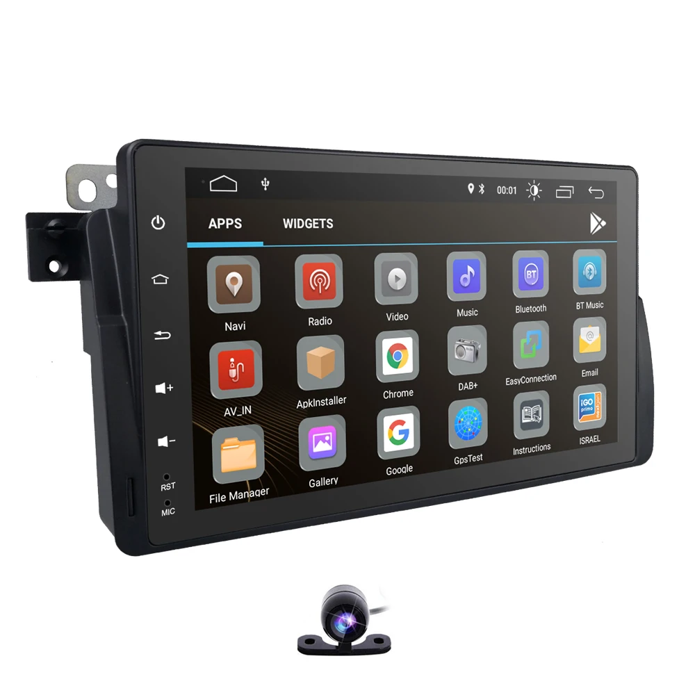 Original UI 2G RAM Quad core Android 9.0 Car GPS radio for BMW E46 M3 Rover 75 MG ZT 1998-2005 TPMS RDS DAB+ OBD2 Free Camera
Original UI 2G RAM Quad core Android 9.0 Car GPS radio for BMW E46 M3 Rover 75 MG ZT 1998-2005 TPMS RDS DAB+ OBD2 Free Camera