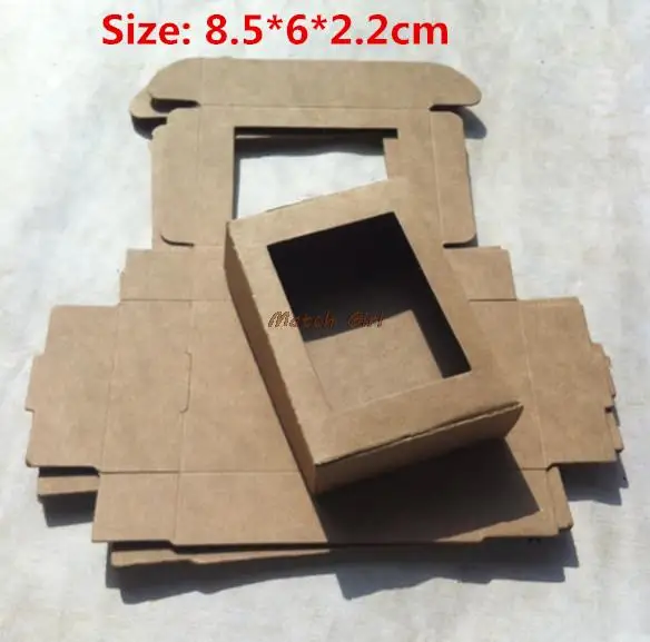 100pcs/lot-8.5*6*2.2cm Brown kraft Paper Box party Gift Packing with Window Handmade Soap wedding favor
100pcs/lot-8.5*6*2.2cm Brown kraft Paper Box party Gift Packing with Window Handmade Soap wedding favor
