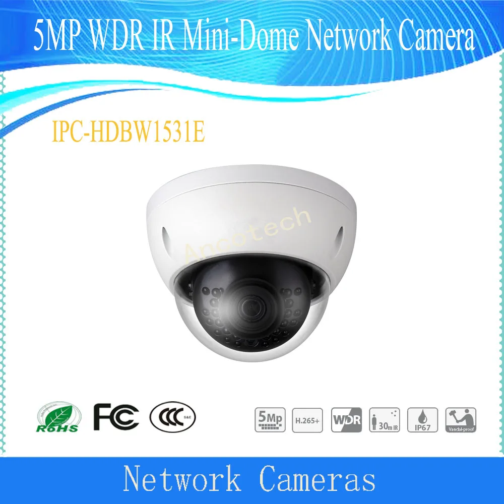 Free Shipping DAHUA Security IP Camera 5MP Day/Night WDR IR Mini-Dome Network Camera With POE IP67 DH-IPC-HDBW1531E
Free Shipping DAHUA Security IP Camera 5MP Day/Night WDR IR Mini-Dome Network Camera With POE IP67 DH-IPC-HDBW1531E