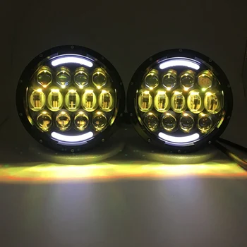 7 inch Round DRL Headlamp Flashing Angel Eye Halo Ring Remote Controlled RGB for Jeep Wrangler JK LJ CJ TJ 7" LED RGB Headlight
7 inch Round DRL Headlamp Flashing Angel Eye Halo Ring Remote Controlled RGB for Jeep Wrangler JK LJ CJ TJ 7" LED RGB Headlight