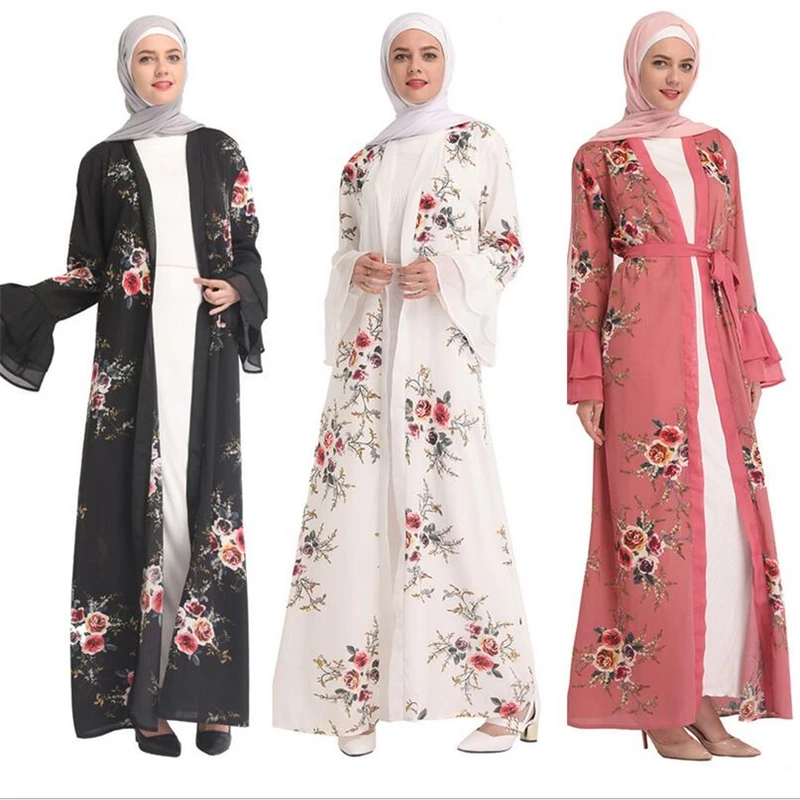 New arrive Front open abaya in dubai 2019 women islamic dresses floral kaftan turkey arab malay robe kimono abaya musulman
New arrive Front open abaya in dubai 2019 women islamic dresses floral kaftan turkey arab malay robe kimono abaya musulman