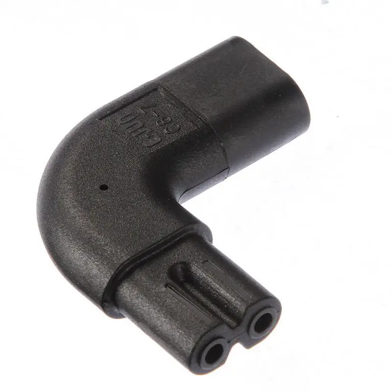 IEC320-C8 Male to C7 Female 90 Degree Angle Sided Angled Power Adapter 110-250 V
IEC320-C8 Male to C7 Female 90 Degree Angle Sided Angled Power Adapter 110-250 V