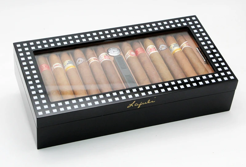 Brand New Cedar Wood Travel 2 Size Wood Pallet Cigar Humidor W/Humidifier Hygrometer Cigar Case Fit COHIBA Cigars Humidor Box
Brand New Cedar Wood Travel 2 Size Wood Pallet Cigar Humidor W/Humidifier Hygrometer Cigar Case Fit COHIBA Cigars Humidor Box