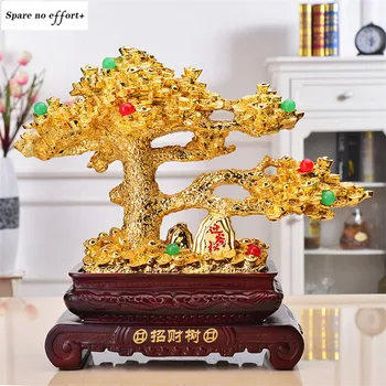 Miniature Garden Craft Gold Lucky Tree Figurines Home Decoration Accessories Money Tree Crafts Company Opening Gift Rich Trees
Miniature Garden Craft Gold Lucky Tree Figurines Home Decoration Accessories Money Tree Crafts Company Opening Gift Rich Trees