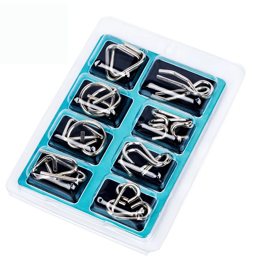 Nine Ring Interlocking Set Links Game Chinese Puzzle Kid Adult Brain Teaser Toy 3d puzzle brinquedos para as criancas
Nine Ring Interlocking Set Links Game Chinese Puzzle Kid Adult Brain Teaser Toy 3d puzzle brinquedos para as criancas