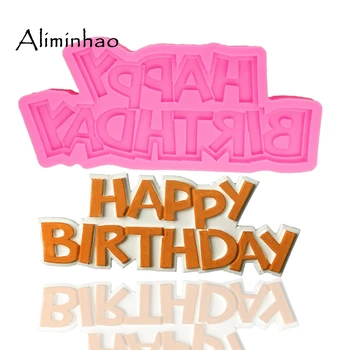 B1332 Happy birthday letter form Silicone Mold Sugarcraft dessert Candy Clay Chocolate Molds Fondant Cake Decorating Tools
B1332 Happy birthday letter form Silicone Mold Sugarcraft dessert Candy Clay Chocolate Molds Fondant Cake Decorating Tools