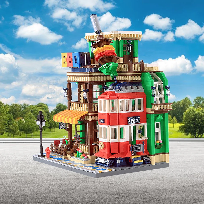 Creator Series Expert Street View BBQ Canteen Tram-Style Architecture Model Building Blocks 1922 Pcs Kids Toy Creator
Creator Series Expert Street View BBQ Canteen Tram-Style Architecture Model Building Blocks 1922 Pcs Kids Toy Creator