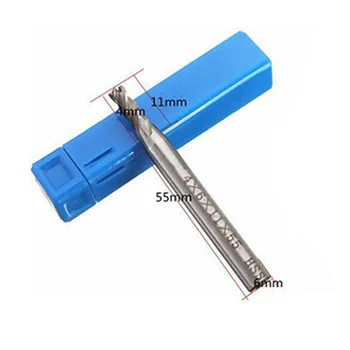 New 1pcs 4*6mm HSS CNC Straight Shank 4 Flutes End Mill Milling Cutter Metal Drill Bits Cutting Tool
New 1pcs 4*6mm HSS CNC Straight Shank 4 Flutes End Mill Milling Cutter Metal Drill Bits Cutting Tool