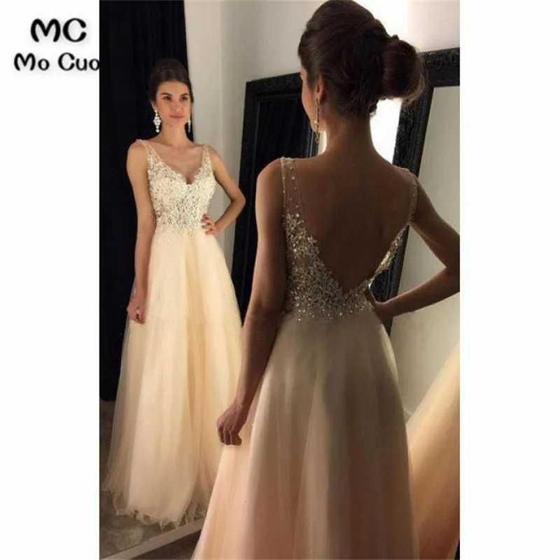 A-Line Prom Dresses, Lace Prom Dresses, Prom Dresses Long 43