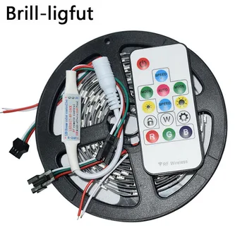 WS2812B WS2812 RGB Led Strip 5m DC5V 30/60leds/m 2812 IC Built-in individually addressable SMD5050 RGB full color led tape lamp
WS2812B WS2812 RGB Led Strip 5m DC5V 30/60leds/m 2812 IC Built-in individually addressable SMD5050 RGB full color led tape lamp