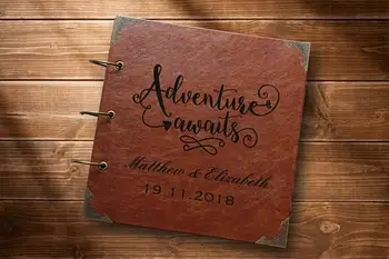 Leather Travel Photo Album /Our Adventure Book/personalized Wedding Guest Book/weddinng photo album
Leather Travel Photo Album /Our Adventure Book/personalized Wedding Guest Book/weddinng photo album