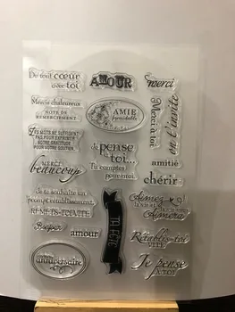 French text Transparent Clear Silicone Stamp Seal DIY Scrapbooking photo Album Decorative Clear Stamp A0723
French text Transparent Clear Silicone Stamp Seal DIY Scrapbooking photo Album Decorative Clear Stamp A0723