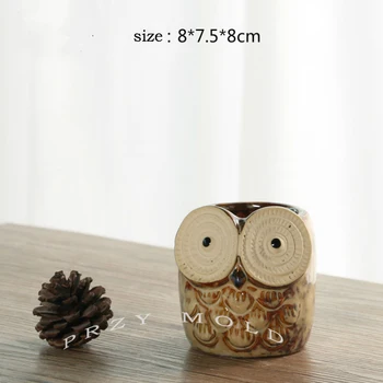 Silicone Mold 3d Classic Owl Flower Pots Shape Molds Cement Clay Mould Silica Gel Cute Animals Dizziness Owl Silicone Rubber 001
Silicone Mold 3d Classic Owl Flower Pots Shape Molds Cement Clay Mould Silica Gel Cute Animals Dizziness Owl Silicone Rubber 001