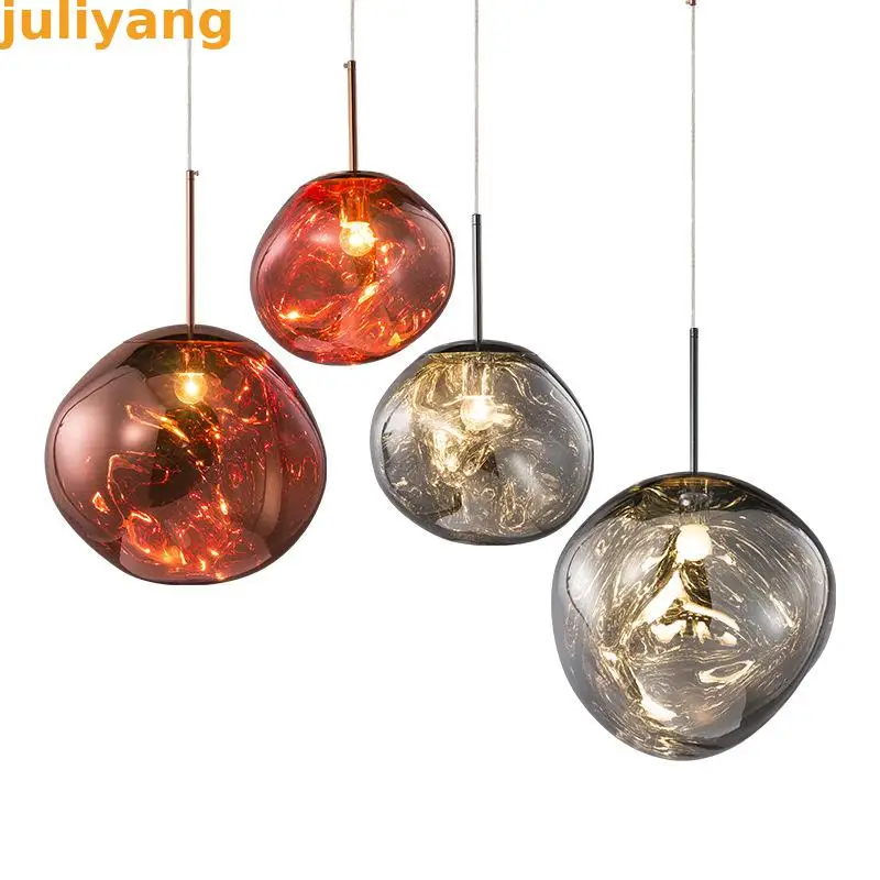 Juliyang Nordic Glass Stone Pendant Lamp ModernLight Fixtures lamp for dining room shop restaurant E27 220v For Decor Loft Light
Juliyang Nordic Glass Stone Pendant Lamp ModernLight Fixtures lamp for dining room shop restaurant E27 220v For Decor Loft Light
