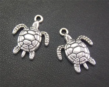 30Pcs Silver Color Animal Tortoise Fit Bracelets Necklace DIY Metal Jewelry Making 23x18mm A2039
30Pcs Silver Color Animal Tortoise Fit Bracelets Necklace DIY Metal Jewelry Making 23x18mm A2039