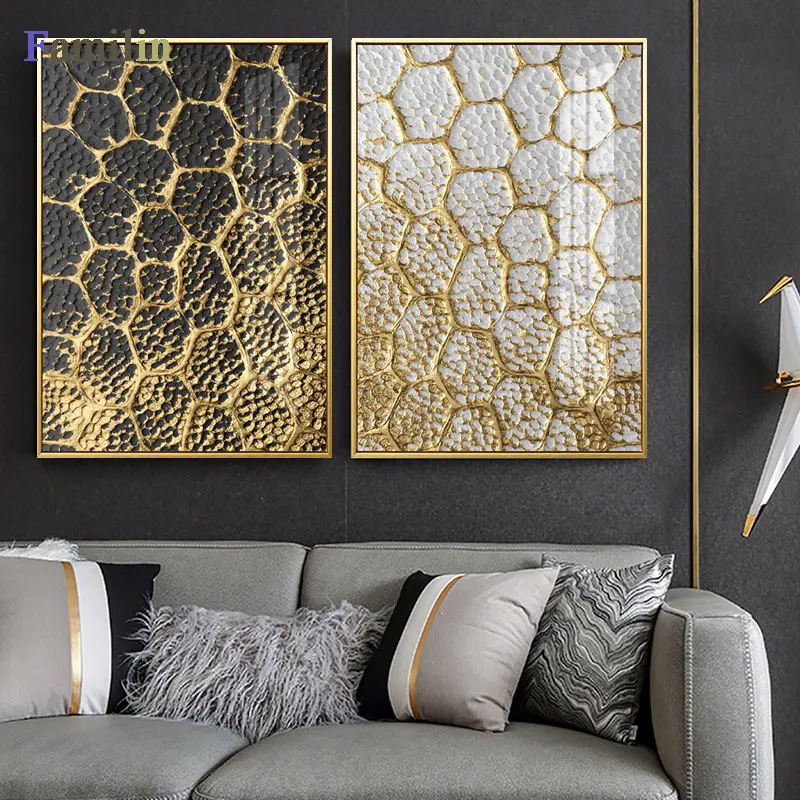 Abstract Golden Mesh Lattice Canvas Painting Upscale Poster And Print Wall Art Picture For Living Room Home Decor Strange World
Abstract Golden Mesh Lattice Canvas Painting Upscale Poster And Print Wall Art Picture For Living Room Home Decor Strange World