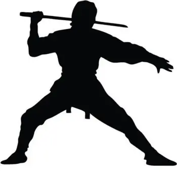 

Kendo Sticker Samurai Decal Ninja Poster Vinyl Art Wall Decals Warrior Decor Mural Kendo Sticker