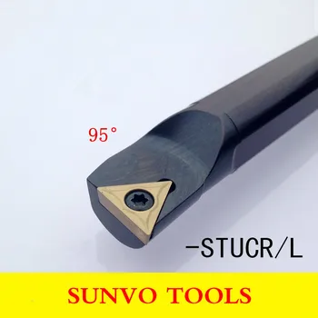 S16S-STUCR11 Internal turning tools STUCR/STUCL Use CNC Carbide Insert TCMT110302/TCMT110204 TCGT110202/TCGT110204
S16S-STUCR11 Internal turning tools STUCR/STUCL Use CNC Carbide Insert TCMT110302/TCMT110204 TCGT110202/TCGT110204