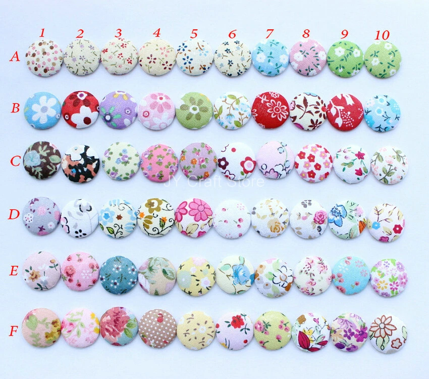 Set of 100pcs Assorted Handmade Fabric Cover Round Floral Buttons 20mm Flatback Wrapped Scottish Buttons DIY Decor wholesale
Set of 100pcs Assorted Handmade Fabric Cover Round Floral Buttons 20mm Flatback Wrapped Scottish Buttons DIY Decor wholesale