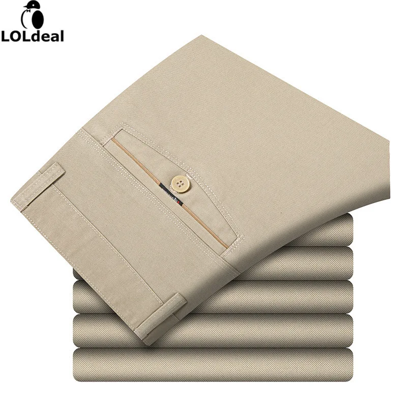 Loldeal Luxury Brand Straight Business Casual Men Pants High Quality Designer Spring Autumn Elegant Male Leisure Long Trousers
Loldeal Luxury Brand Straight Business Casual Men Pants High Quality Designer Spring Autumn Elegant Male Leisure Long Trousers