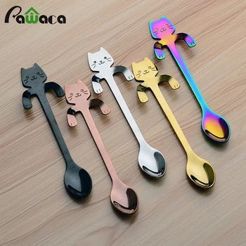 4pcs Stainless Steel Mini Cat Kitten Spoons for Coffee Tea Dessert Drink Mixing Milkshake Spoon Tableware Set Kitchen Supplies
4pcs Stainless Steel Mini Cat Kitten Spoons for Coffee Tea Dessert Drink Mixing Milkshake Spoon Tableware Set Kitchen Supplies