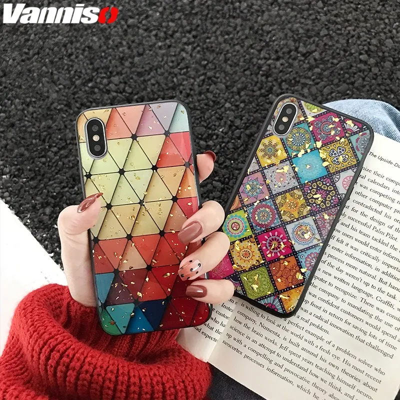 Glitter Geometric totem Case For iPhone XS MAX XR X 7 8 6s Soft TPU Glossy Case Cover for iphone 6 6S 7 8 Plus Colorful triangle
Glitter Geometric totem Case For iPhone XS MAX XR X 7 8 6s Soft TPU Glossy Case Cover for iphone 6 6S 7 8 Plus Colorful triangle