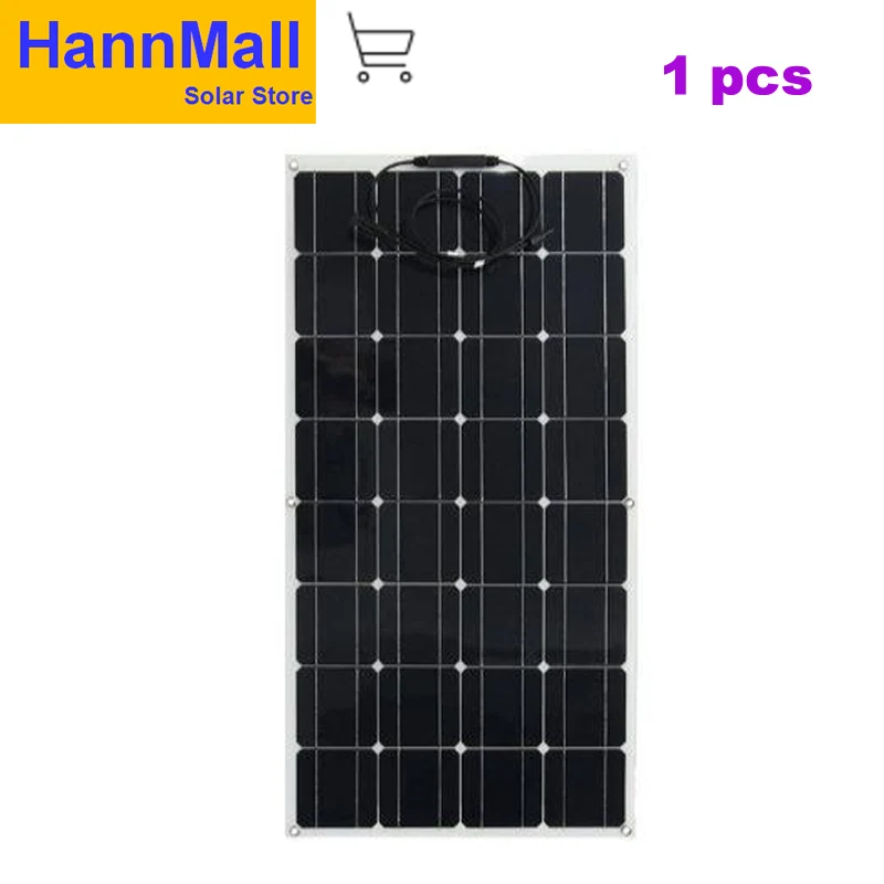 HannMall 20V 100W Flexible Solar Panel Motorhomes Boats Roof 12V Battery Charger 100w Solar Module
HannMall 20V 100W Flexible Solar Panel Motorhomes Boats Roof 12V Battery Charger 100w Solar Module