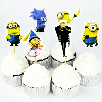720pcs Event Party Cartoon Cute anime children's Cupcake Toppers Pick Funny little yellow man top Kids Birthday Party Decoration
720pcs Event Party Cartoon Cute anime children's Cupcake Toppers Pick Funny little yellow man top Kids Birthday Party Decoration