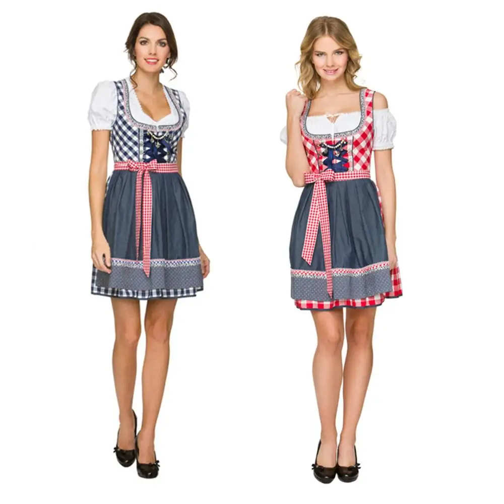 German Austrian Bavarian Traditional Dirndl Dress Oktoberfest Beer Maid Costume Halloween Fancy Dress
German Austrian Bavarian Traditional Dirndl Dress Oktoberfest Beer Maid Costume Halloween Fancy Dress