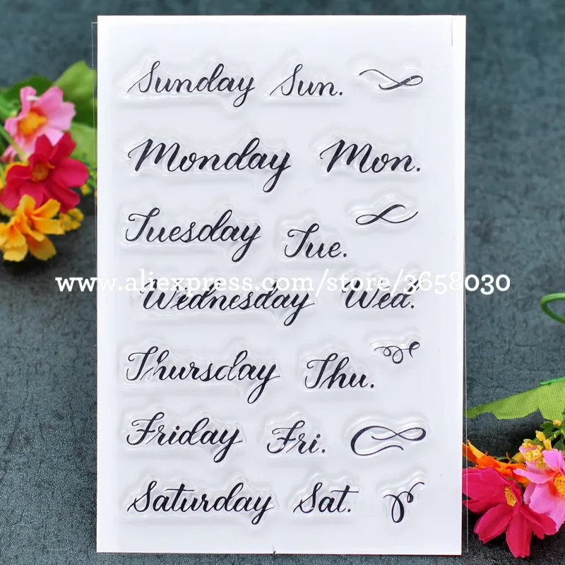 Week Sunday Sun. Monday Mon.Tuesday Tue. Scrapbook DIY photo cards rubber stamp clear stamp transparent stamp 10x15m 8071325
Week Sunday Sun. Monday Mon.Tuesday Tue. Scrapbook DIY photo cards rubber stamp clear stamp transparent stamp 10x15m 8071325