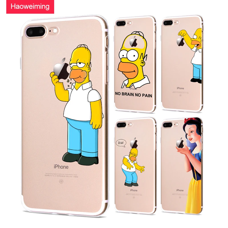 Милый чехол принцессы Белоснежки для iphone 7 Забавный милый с героями мультфильма