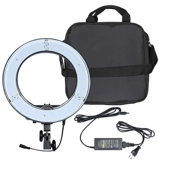 Studio Outdoor Video Camera Ring LED Panel Lamp Lights 180pcs Beads CRI 83+ Color Temperature 5500K Photography Lighting Kit
Studio Outdoor Video Camera Ring LED Panel Lamp Lights 180pcs Beads CRI 83+ Color Temperature 5500K Photography Lighting Kit