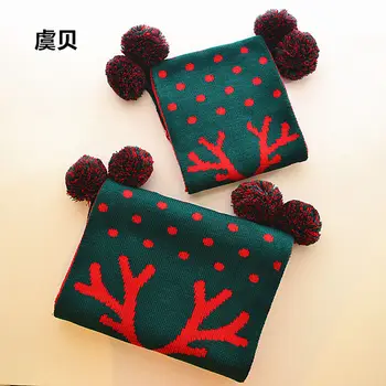 Cute christmas deer green and red winter children baby scarf 150*20cm Boys and girls warm knit scarves christmas gifts for kids
Cute christmas deer green and red winter children baby scarf 150*20cm Boys and girls warm knit scarves christmas gifts for kids