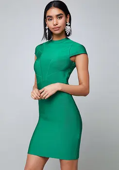 Top Quality Green O-Neck Rayon Bandage Mini Dress Homecoming CelebrityParty Sexy summer Dress 2018 
Top Quality Green O-Neck Rayon Bandage Mini Dress Homecoming CelebrityParty Sexy summer Dress 2018