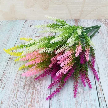 Fake Lavender Bunch (5 stems/piece) Simulation Plastic Lavenders for Wedding Home Showcase Decorative Artificial Flowers
Fake Lavender Bunch (5 stems/piece) Simulation Plastic Lavenders for Wedding Home Showcase Decorative Artificial Flowers