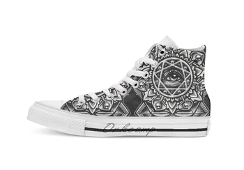 Eye of God Flower Mandala Novelty Design breathable casual High Top lace-up Canvas shoes sneakers
Eye of God Flower Mandala Novelty Design breathable casual High Top lace-up Canvas shoes sneakers