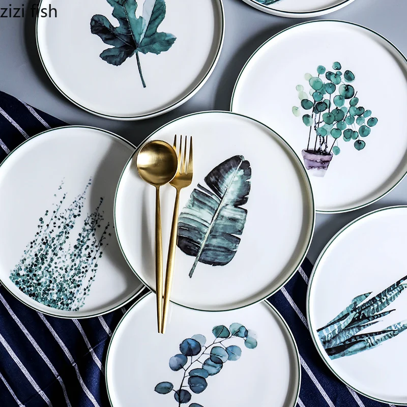 Nordic Style Hand Painted Round Ceramics Plate Fruit Salad Plates Western Dish Set Dish Snack Plate Cake Decorative Tableware
Nordic Style Hand Painted Round Ceramics Plate Fruit Salad Plates Western Dish Set Dish Snack Plate Cake Decorative Tableware