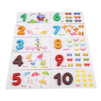 Digital Recognize Card for Children Early Learning Wooden Toys Numbers Match Educational Toys Montessori Math Teaching Toys
Digital Recognize Card for Children Early Learning Wooden Toys Numbers Match Educational Toys Montessori Math Teaching Toys