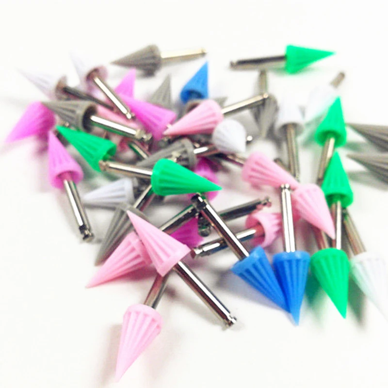 100pcs Dental Rubber Polishing Brush Prophy Polisher Silicon Cup Burs Colorful Tapered Brushes 
100pcs Dental Rubber Polishing Brush Prophy Polisher Silicon Cup Burs Colorful Tapered Brushes