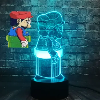 Game of Figure Mario Cartoon 3D Colorful Lava LED Decor Room Sleep Mood Night Light Holiday Birthday Party Supply toy Kids Toy
Game of Figure Mario Cartoon 3D Colorful Lava LED Decor Room Sleep Mood Night Light Holiday Birthday Party Supply toy Kids Toy