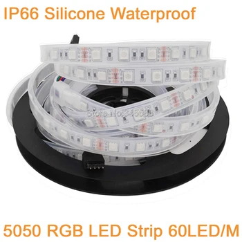 5M 12V 5050 RGB LED Strip Light 5050 SMD 60LED/M 300LEDs IP66 Silicone Waterproof RGB Multi-Color Flexible LED Tape DC12V 60 LED
5M 12V 5050 RGB LED Strip Light 5050 SMD 60LED/M 300LEDs IP66 Silicone Waterproof RGB Multi-Color Flexible LED Tape DC12V 60 LED