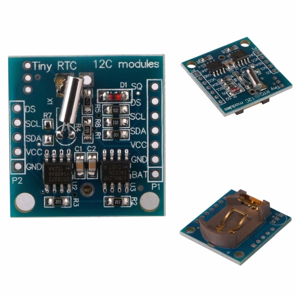 Модуль часов IIC/I2C RTC DS1307 AT24C32 в режиме реального времени для Arduino 51 AVR ARM PIC 2 9*2 6