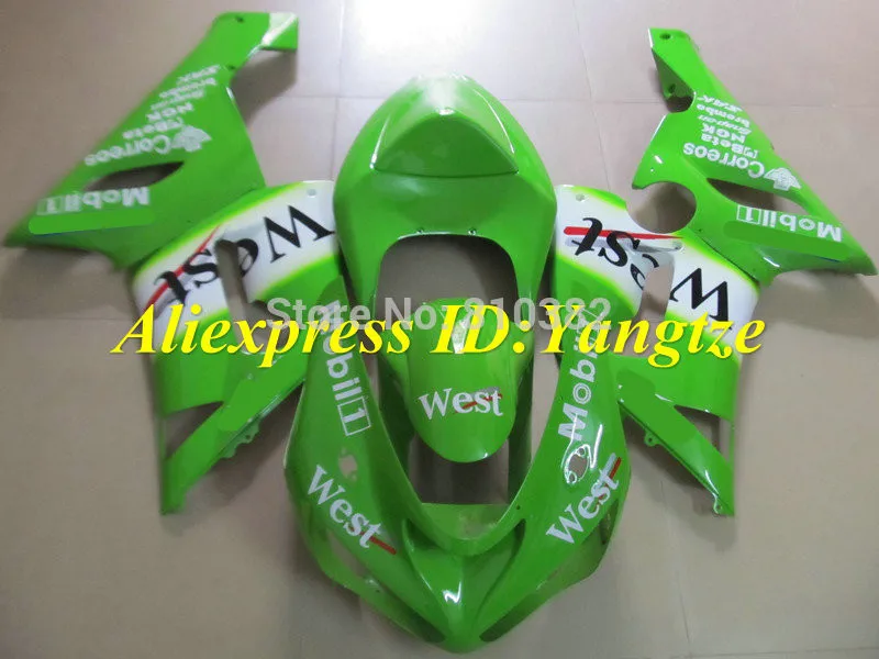 Bodywork for KAWASAKI Ninja ZX6R 05 06 WEST Green white Fairing kit ZX6R 636 2005 2006 zx6r 05 06 Fairings set +7 gifts VX13
Bodywork for KAWASAKI Ninja ZX6R 05 06 WEST Green white Fairing kit ZX6R 636 2005 2006 zx6r 05 06 Fairings set +7 gifts VX13