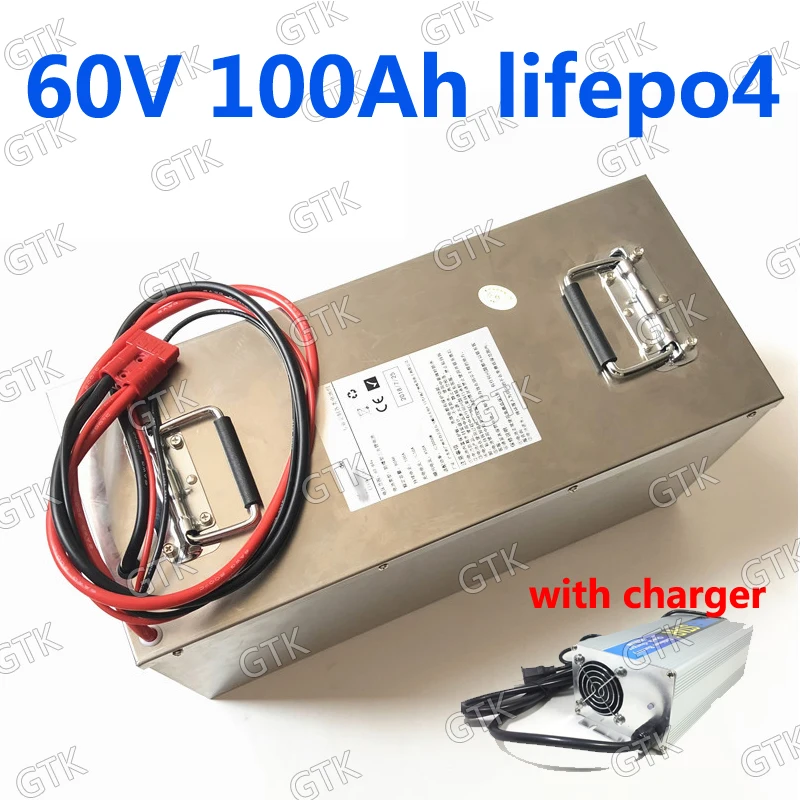 GTK 60V 100AH lifepo4 battery BMS 3000w 12000W lithium bateria for scooter Inverter EV bike Tricycle caravan EV + 10A charger
GTK 60V 100AH lifepo4 battery BMS 3000w 12000W lithium bateria for scooter Inverter EV bike Tricycle caravan EV + 10A charger
